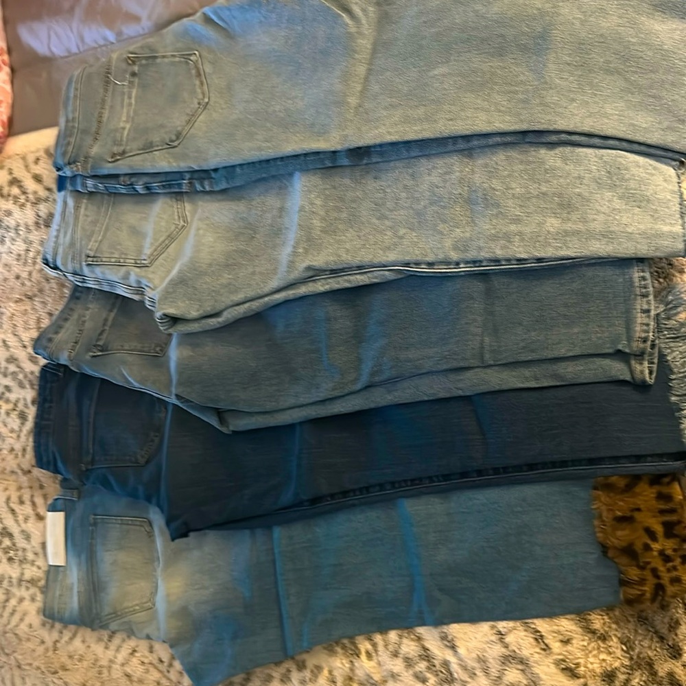 5 pairs of size 6 jeans bundle